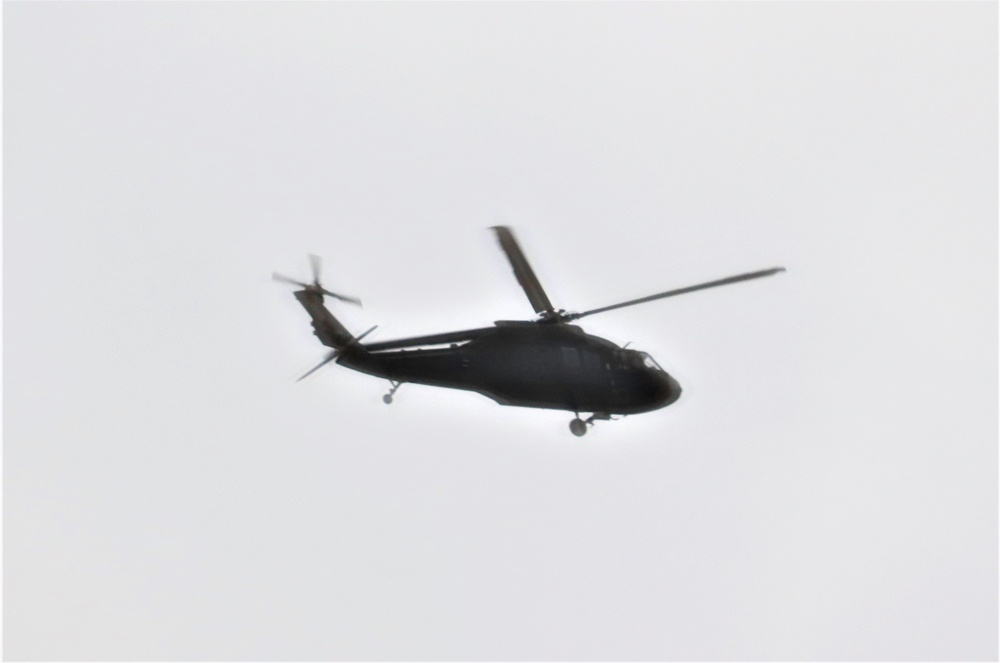 UH-60 Black Hawk training operations at Fort McCoy
