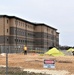 January 2024 barracks construction at Fort McCoy