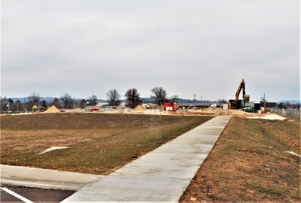 January 2024 barracks construction at Fort McCoy