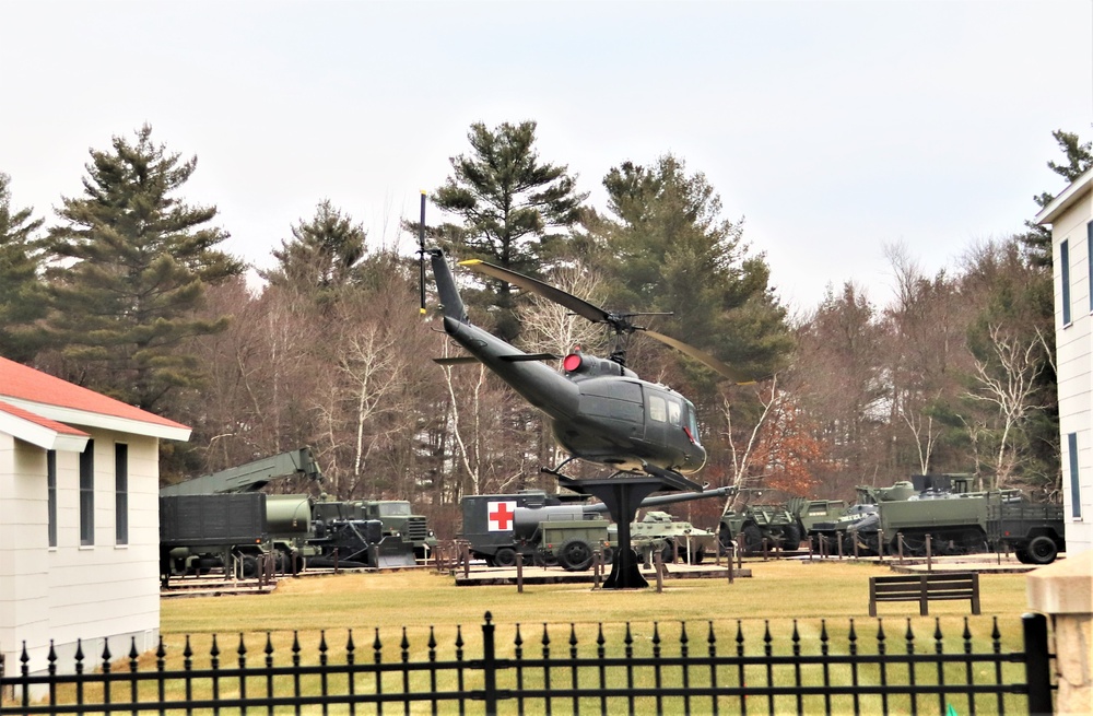 January 2024 views of Fort McCoy's Equipment Park