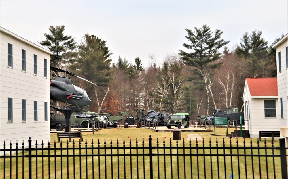 January 2024 views of Fort McCoy's Equipment Park