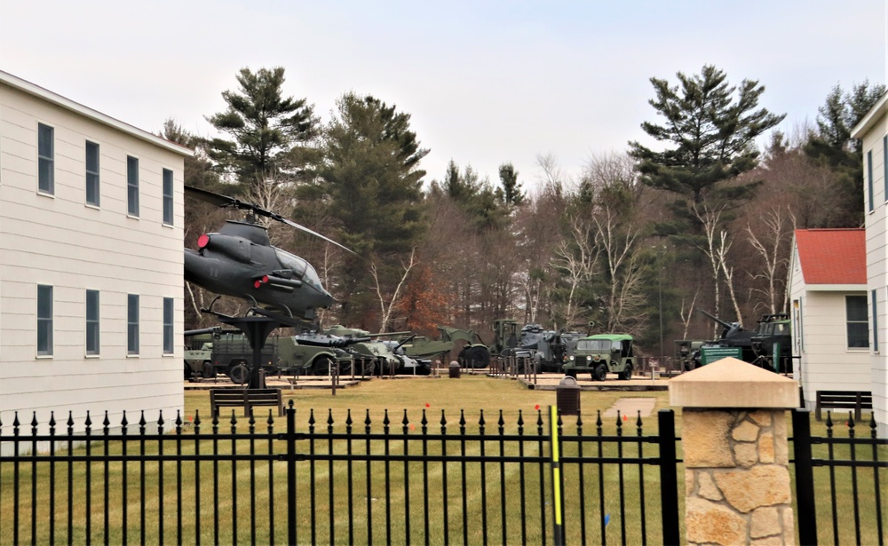 January 2024 views of Fort McCoy's Equipment Park