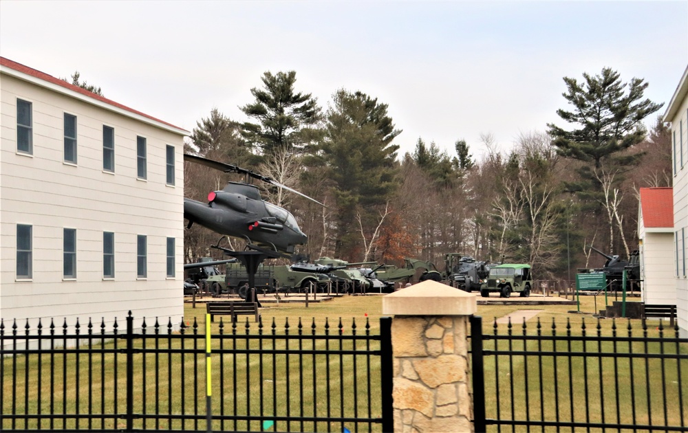 January 2024 views of Fort McCoy's Equipment Park