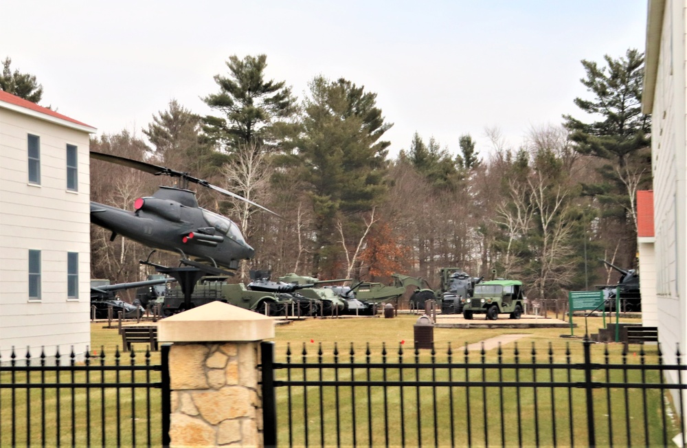 January 2024 views of Fort McCoy's Equipment Park