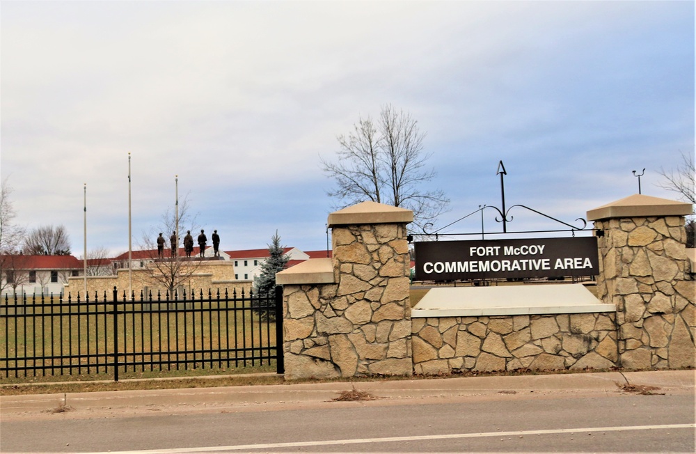 January 2024 views of Fort McCoy's Equipment Park