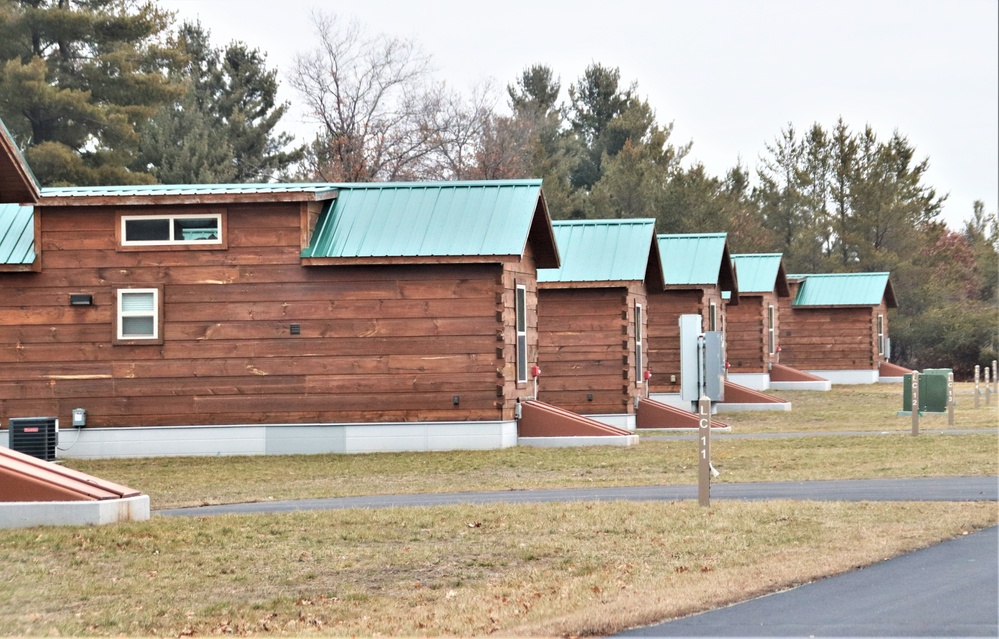 Cabins at Fort McCoy's Pine View Campground