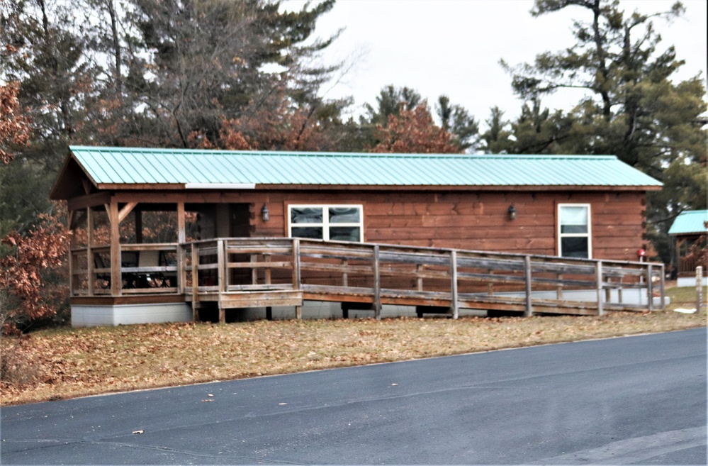 Cabins at Fort McCoy's Pine View Campground