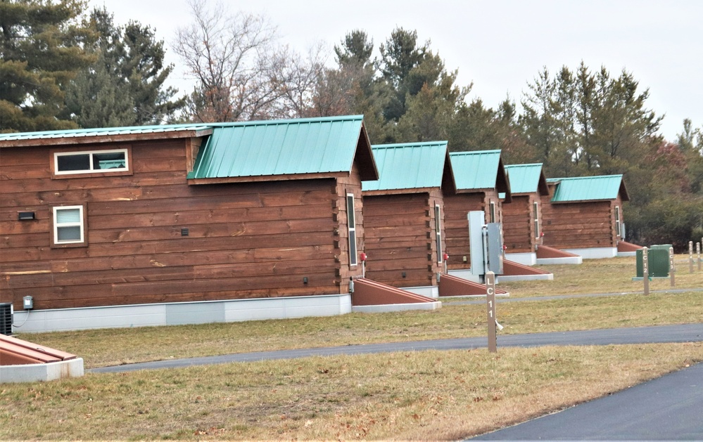 Cabins at Fort McCoy's Pine View Campground