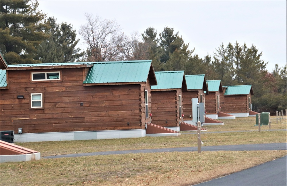 Cabins at Fort McCoy's Pine View Campground