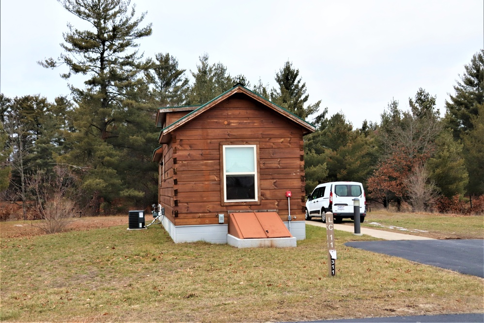 Cabins at Fort McCoy's Pine View Campground