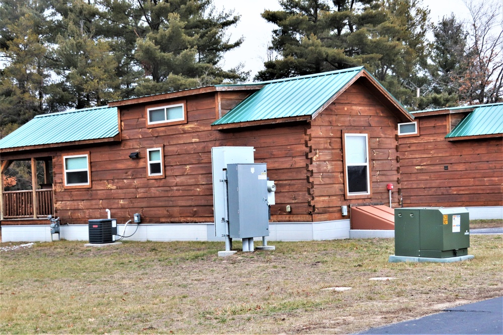 Cabins at Fort McCoy's Pine View Campground