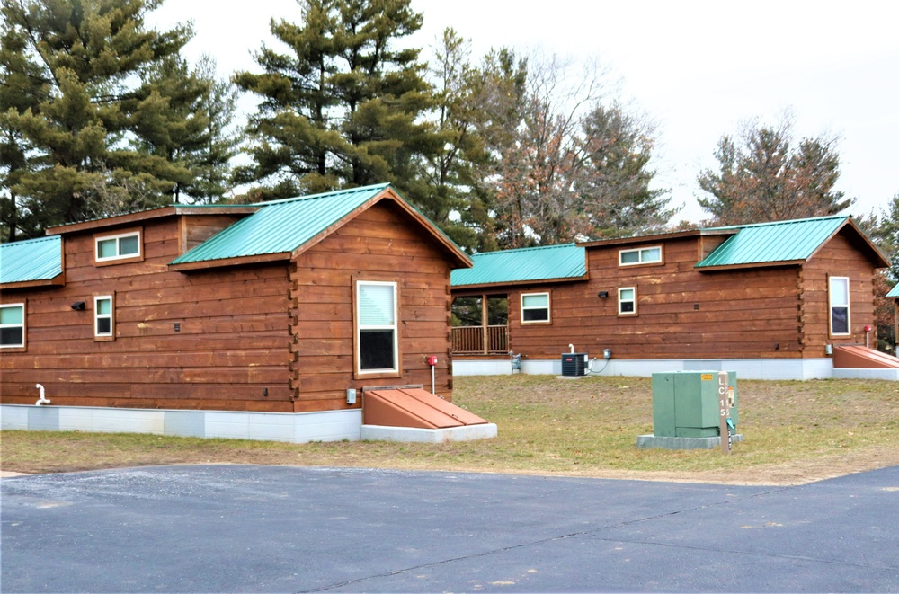 Cabins at Fort McCoy's Pine View Campground