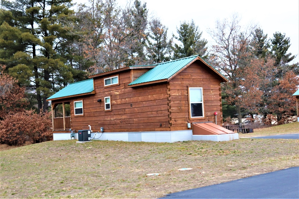 Cabins at Fort McCoy's Pine View Campground