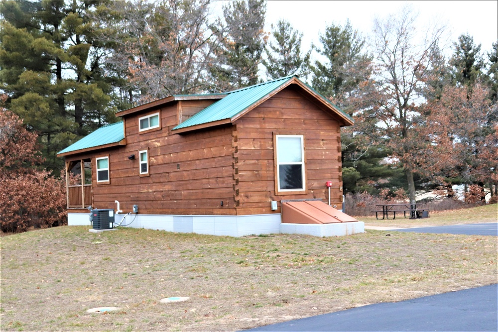 Cabins at Fort McCoy's Pine View Campground