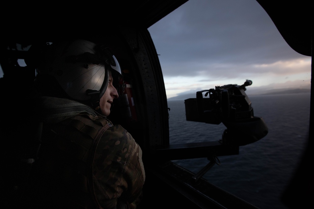 The USS Gerald R. Ford transits the Strait of Gibraltar