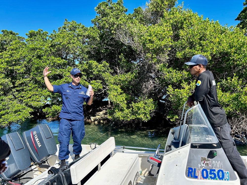 U.S. Coast Guard team advances maritime safety in Palau with workshops and equipment donation