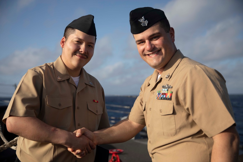 USS William P. Lawrence Awards Ceremony