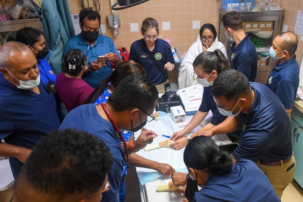 Pacific Partnership 2024-1:  Medical Training at Belau National Hospital