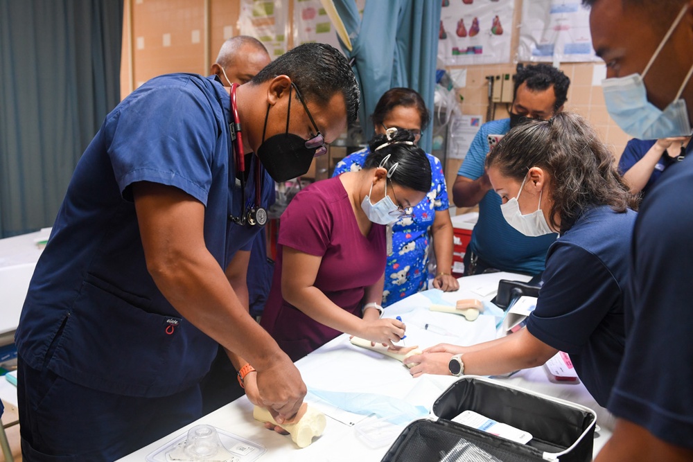 Pacific Partnership 2024-1: Medical Training at Belau National Hospital