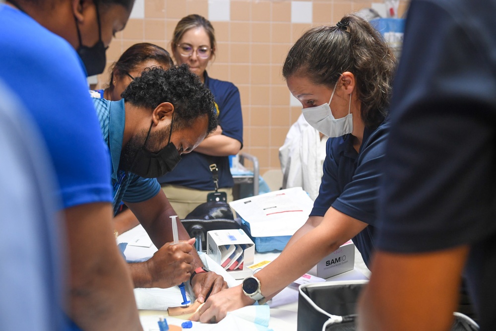 Pacific Partnership 2024-1: Medical Training at Belau National Hospital