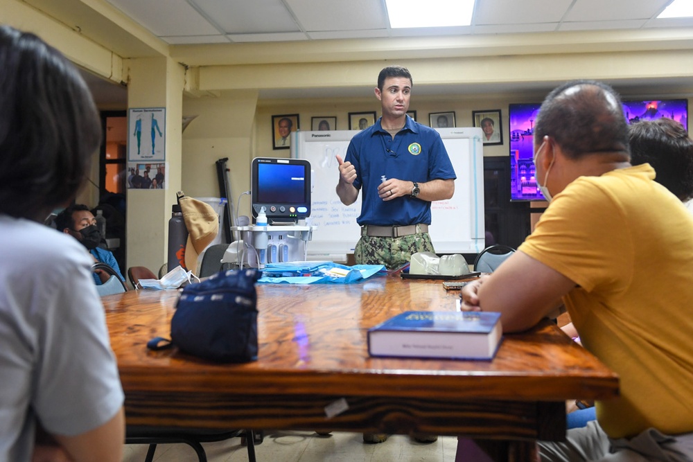 Pacific Partnership 2024-1: Ultrasonography Training at Belau National Hospital