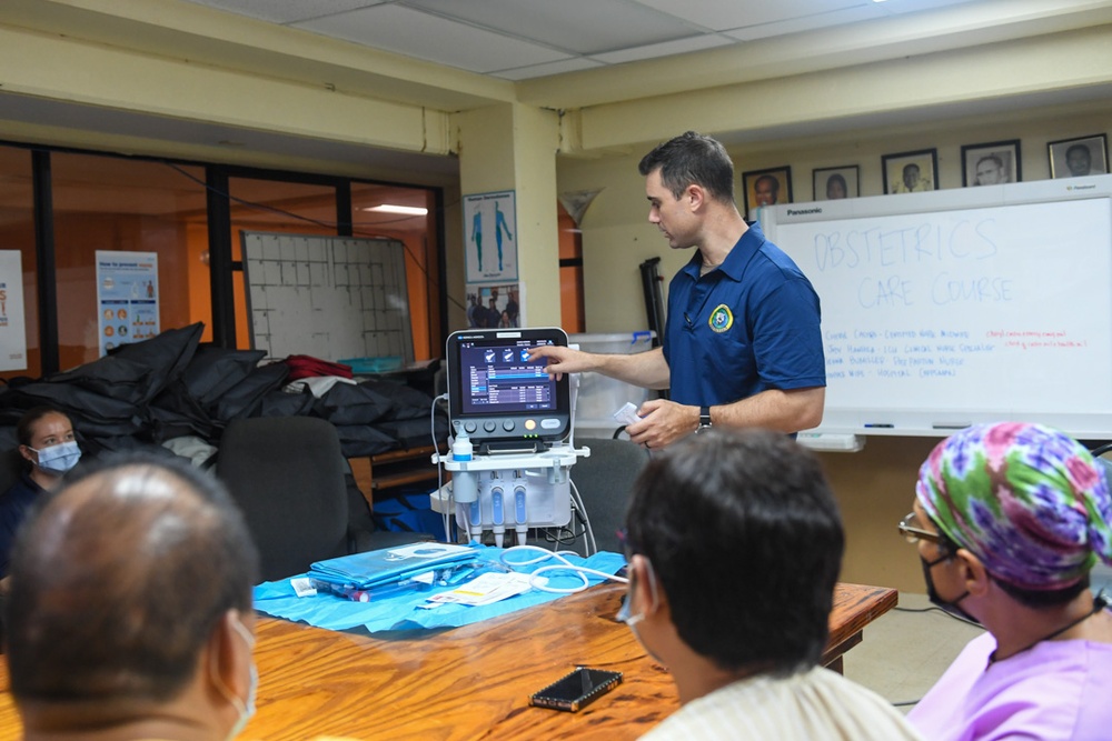 Pacific Partnership 2024-1: Ultrasonography Training at Belau National Hospital