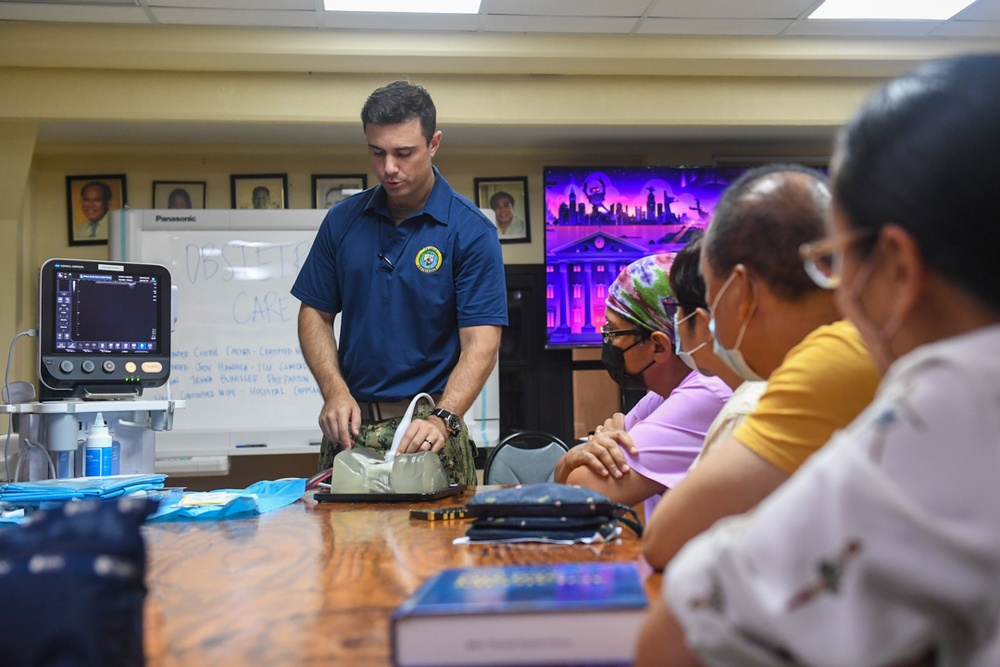 Pacific Partnership 2024-1: Ultrasonography Training at Belau National Hospital