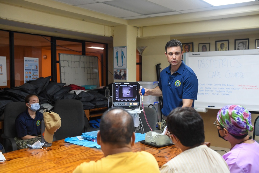 Pacific Partnership 2024-1: Ultrasonography Training at Belau National Hospital