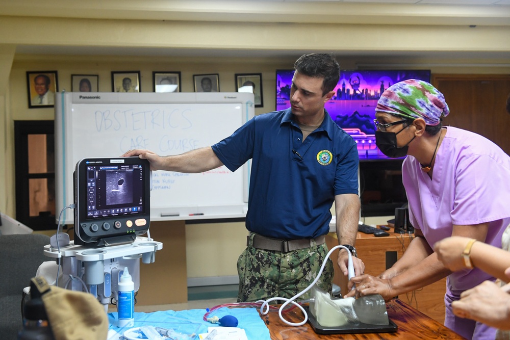 Pacific Partnership 2024-1: Ultrasonography Training at Belau National Hospital