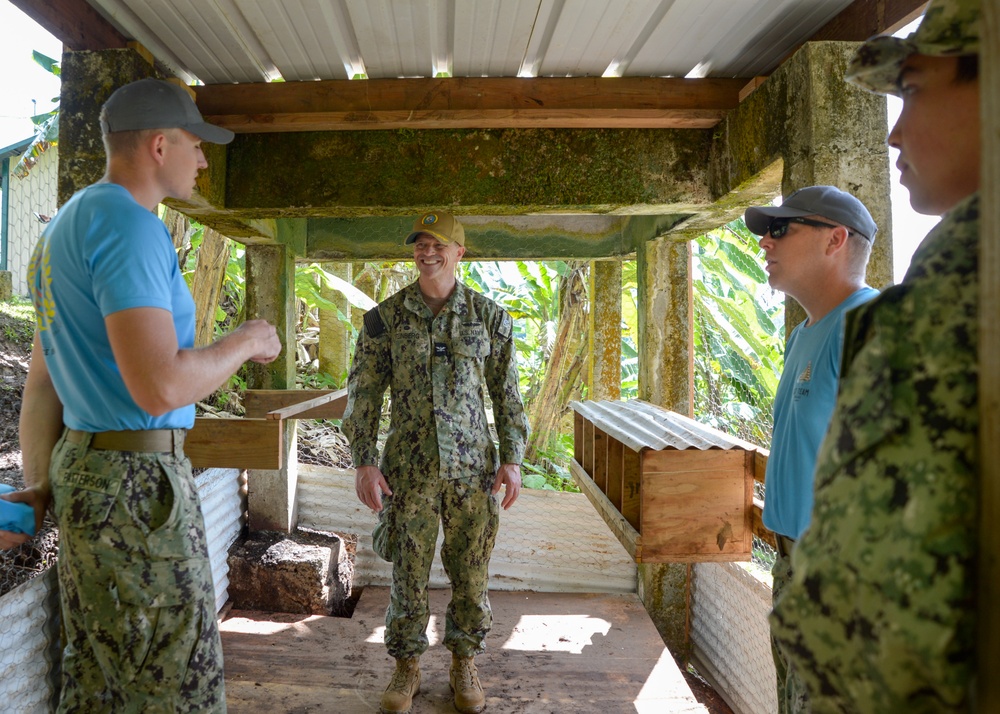 Pacific Partnership 2024-1: Community Chicken Coop Construction