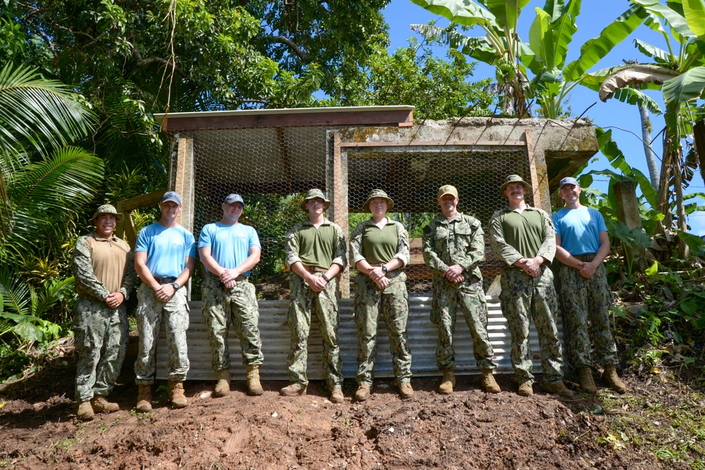 Pacific Partnership 2024-1: Community Chicken Coop Construction