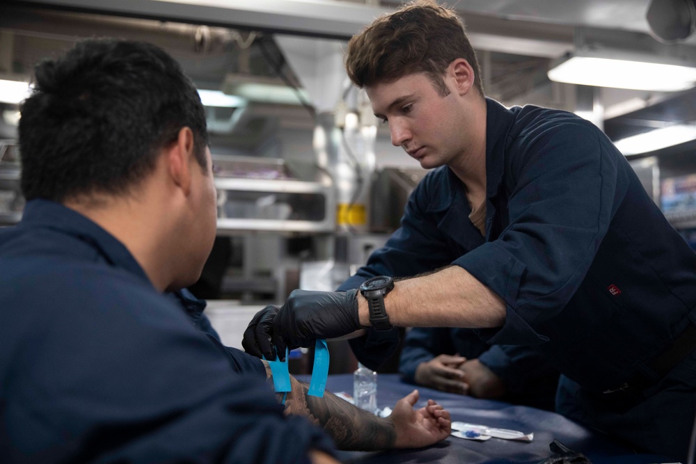 USS William P. Lawrence Medical Training