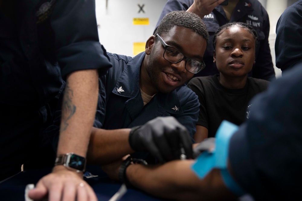 USS William P. Lawrence Medical Training