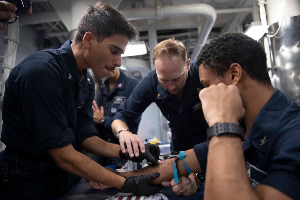 USS William P. Lawrence Medical Training