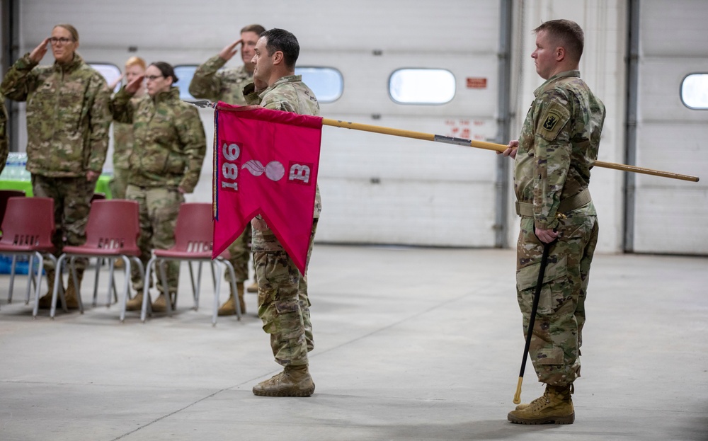 Bravo Co. 186th BSB: 1SG Change of Responsibility