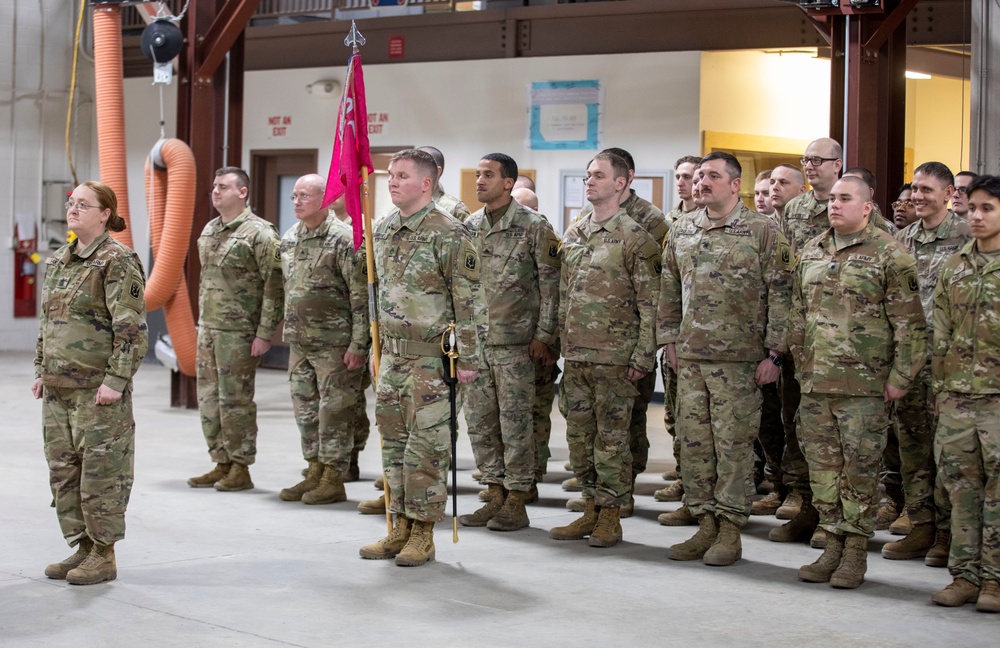 Bravo Co. 186th BSB: 1SG Change of Responsibility