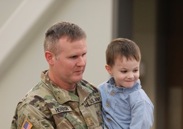 Maj. Herron of Division FIRES Section promoted
