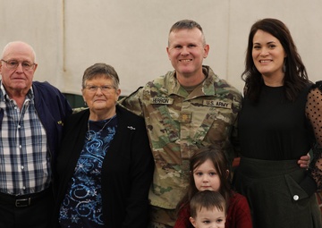 Maj. Herron of Division FIRES Section promoted
