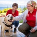 USACE emergency responders visited by therapy dogs