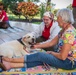 USACE emergency responders visited by therapy dogs