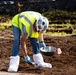 Soil sample collection in Kula, Maui