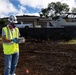 Soil sample collection in Kula, Maui