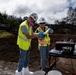 Soil sample collection in Kula, Maui