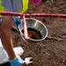 Soil sample collection in Kula, Maui