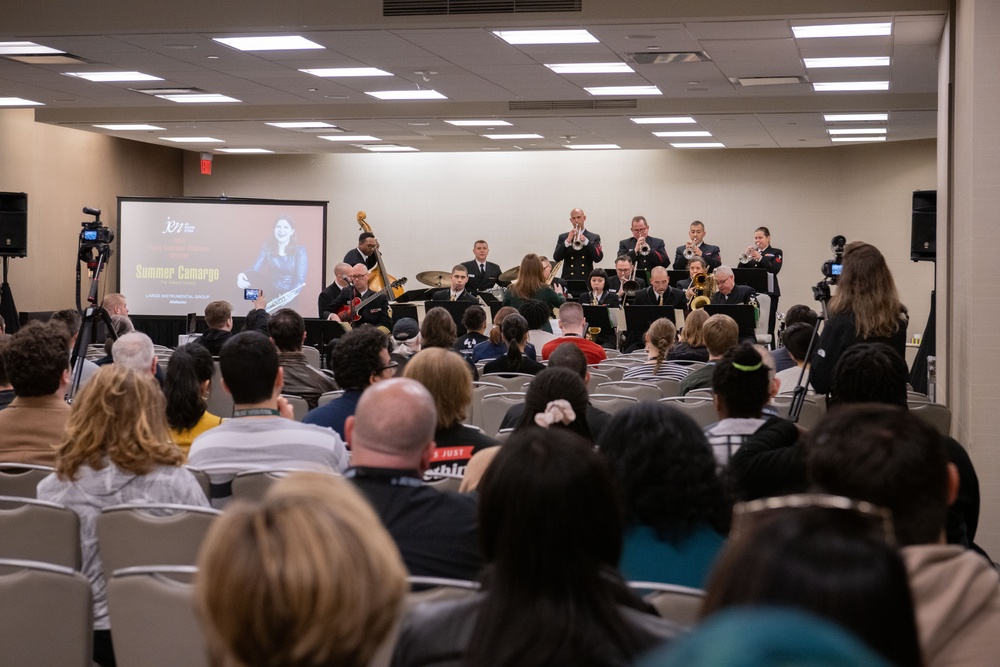 Navy Band Commodores perform at Young Composers Showcase