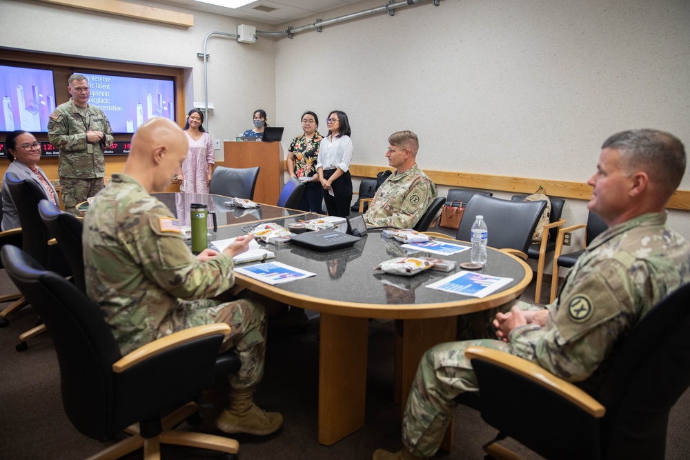 9th Mission Support Command Hosts Hawaii Interns in Support of the U.S. Army Pacific Internship Initiative