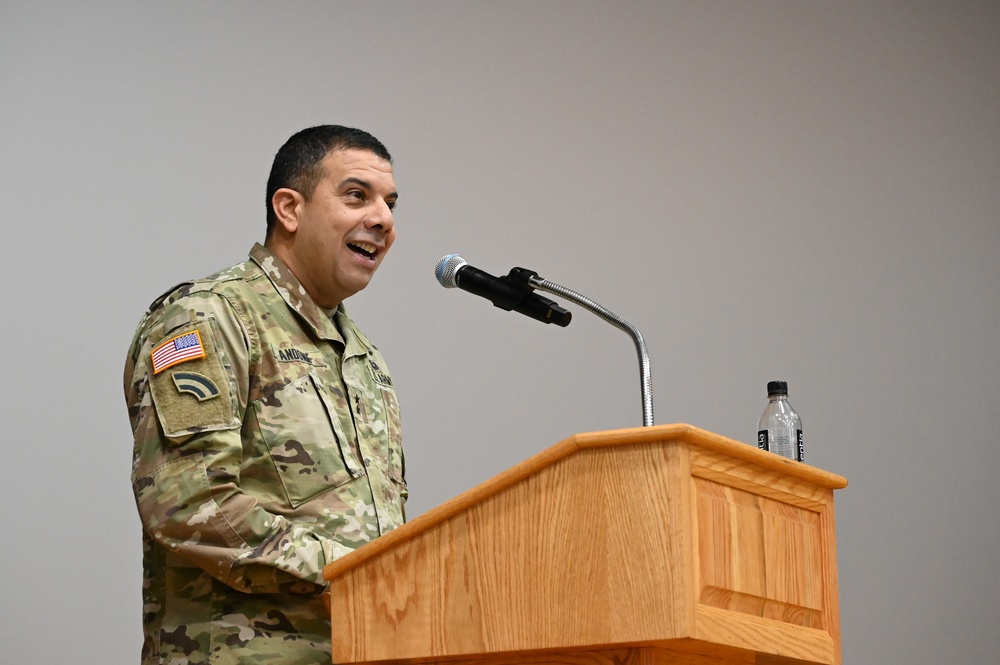 Leaders address the 113th Wing during TFAT