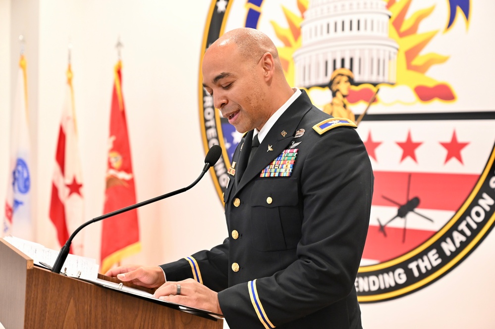 D.C. Army National Guard State Aviation Safety Officer retirement ceremony