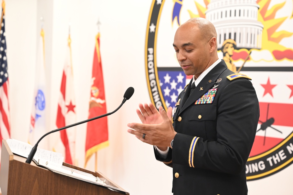 D.C. Army National Guard State Aviation Safety Officer retirement ceremony