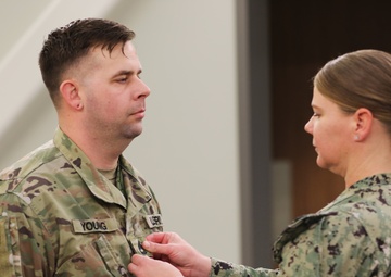 Staff Sgt. Young promoted by family